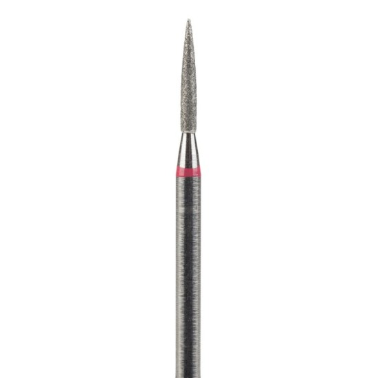 Fresa Diamante Aguja Ø1,4mm Anillo Rojo LT 10,0mm