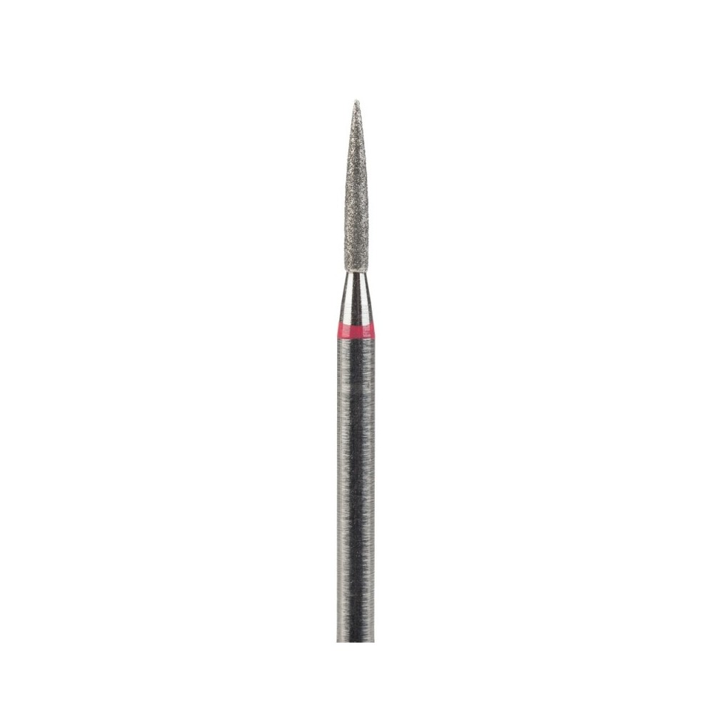 Fresa Diamante Aguja Ø1,4mm Anillo Rojo LT 10,0mm