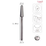 Carbide Cone Bit 4.0mm Fine Cross Cut WL 12.7mm