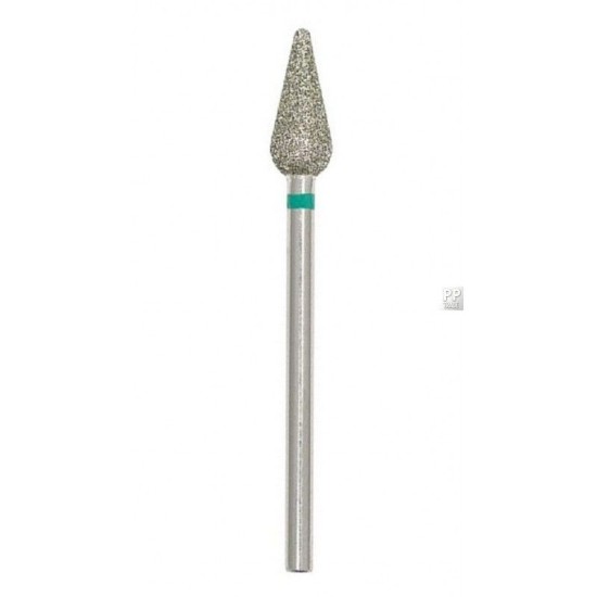 Diamond Bit Drop Ø5.0mm Green Ring WL 12.0mm