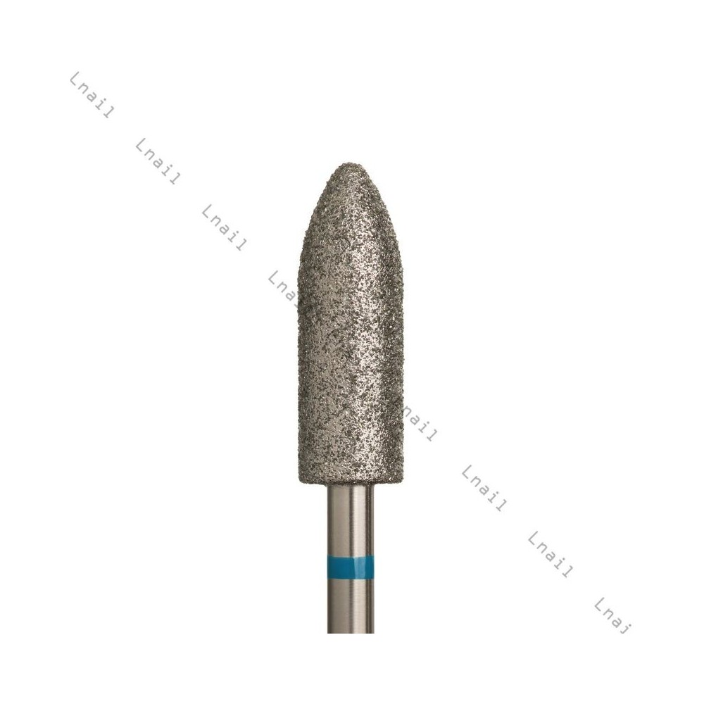 Diamantfräser Bullet Ø5,0mm Blauer Ring AL 15,0mm