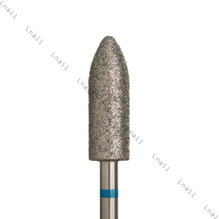 Diamantfräser Bullet Ø5,0mm Blauer Ring AL 15,0mm