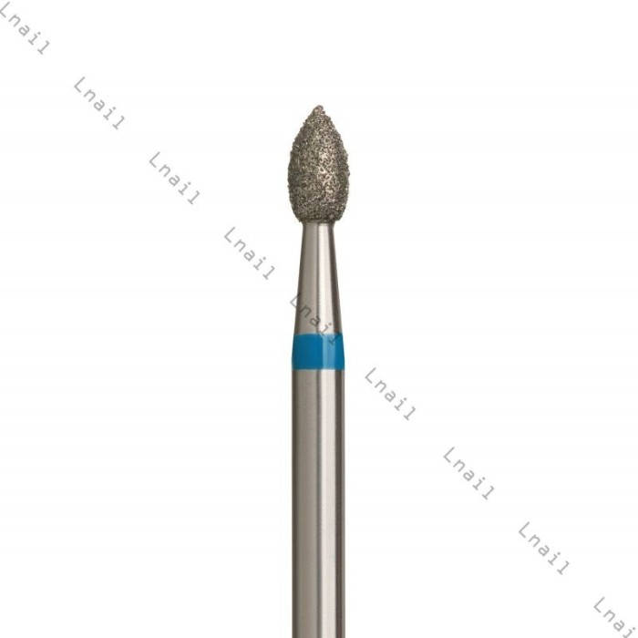 Diamantfräser Knospe Ø2,5mm Blauer Ring AL 5,0mm