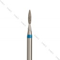 Diamond Bit Flame &Oslash;1.4mm Blue Ring WL 6.0mm