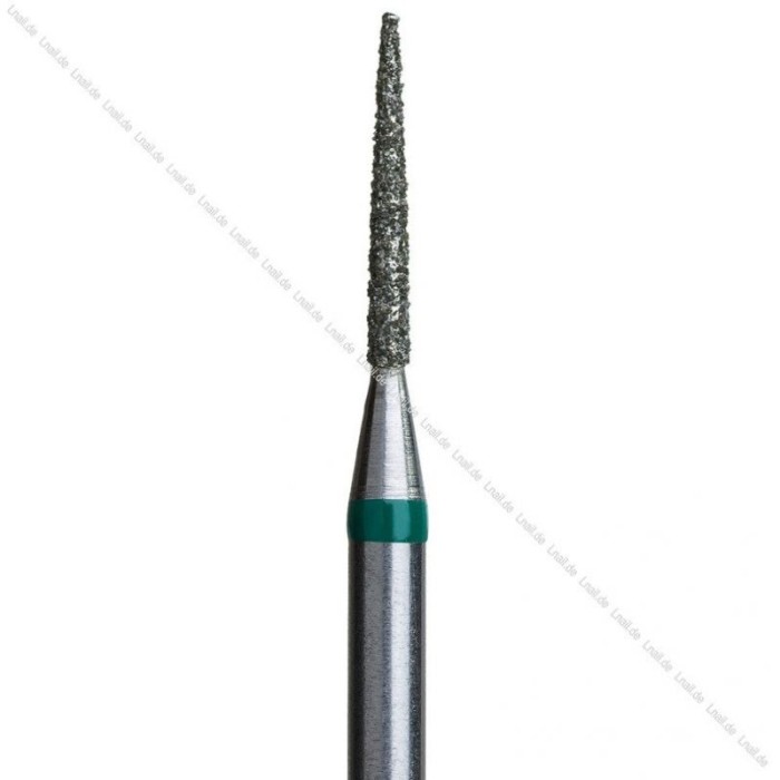 Diamantfräser Nadel Ø1,2mm Grüner Ring AL 10,0mm