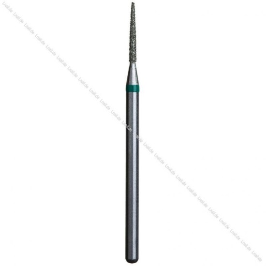 Fresa Diamante Aguja Ø1,2mm Anillo Verde LT 10,0mm
