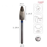 Hartmetall Typhoon 6,0 mm Mittel Längsverzahnung AL 14,5 mm