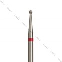 Fresa Diamante Sfera &Oslash;1,4mm Anello Rosso