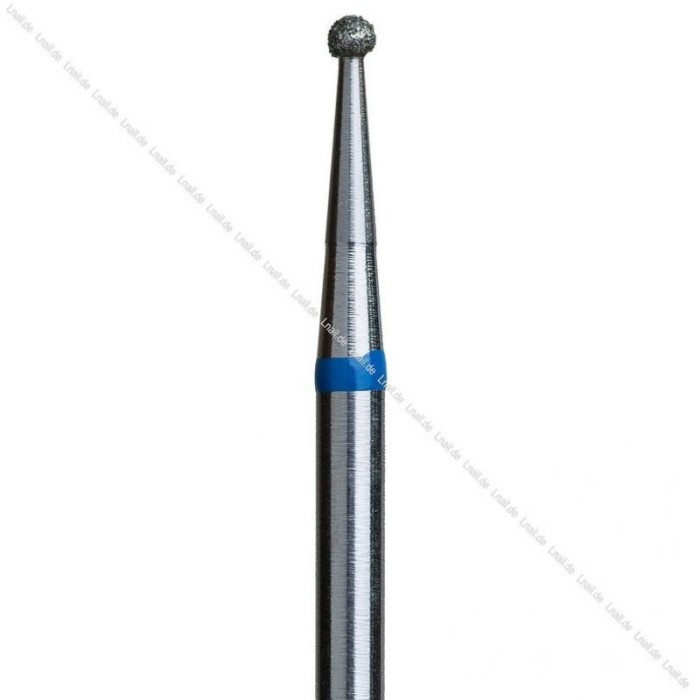 Fresa Diamante Sfera Ø1,6mm Anello Blu