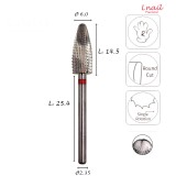 Fresa Typhoon 6,0mm Fine Taglio Longitudinale LL 14,5mm