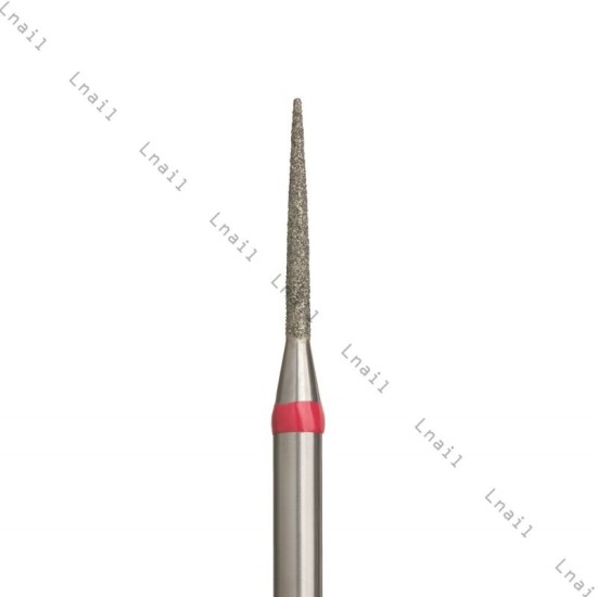 Fresa Diamante Aguja Ø1,0mm Anillo Rojo LT 10,0mm