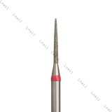 Fresa Diamante Ago Ø1,0mm Anello Rosso LL 10,0mm