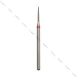 Fresa Diamante Ago Ø1,0mm Anello Rosso LL 10,0mm