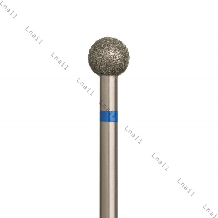 Diamantfräser Kugel Ø5,0mm Blauer Ring