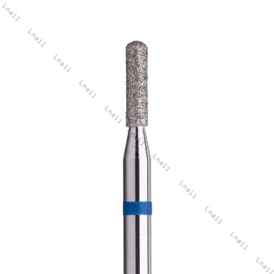Алмазная фреза цилиндр Ø1,8 мм синяя раб. длина 8,0 мм
