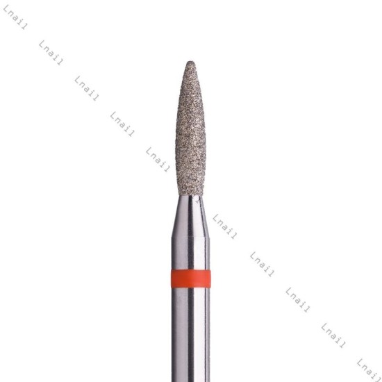 Diamond Bit Flame Ø1.8mm Red Ring WL 8.0mm