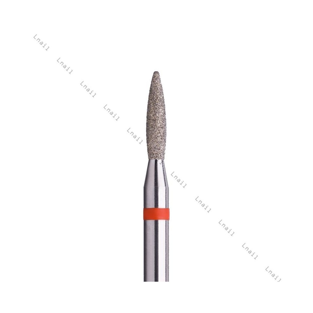 Diamond Bit Flame Ø1.8mm Red Ring WL 8.0mm