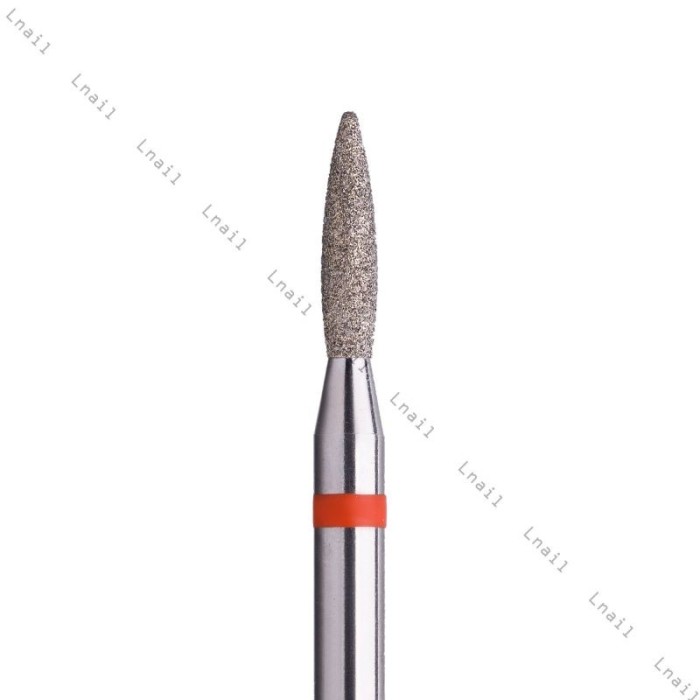 Diamond Bit Flame Ø1.8mm Red Ring WL 8.0mm