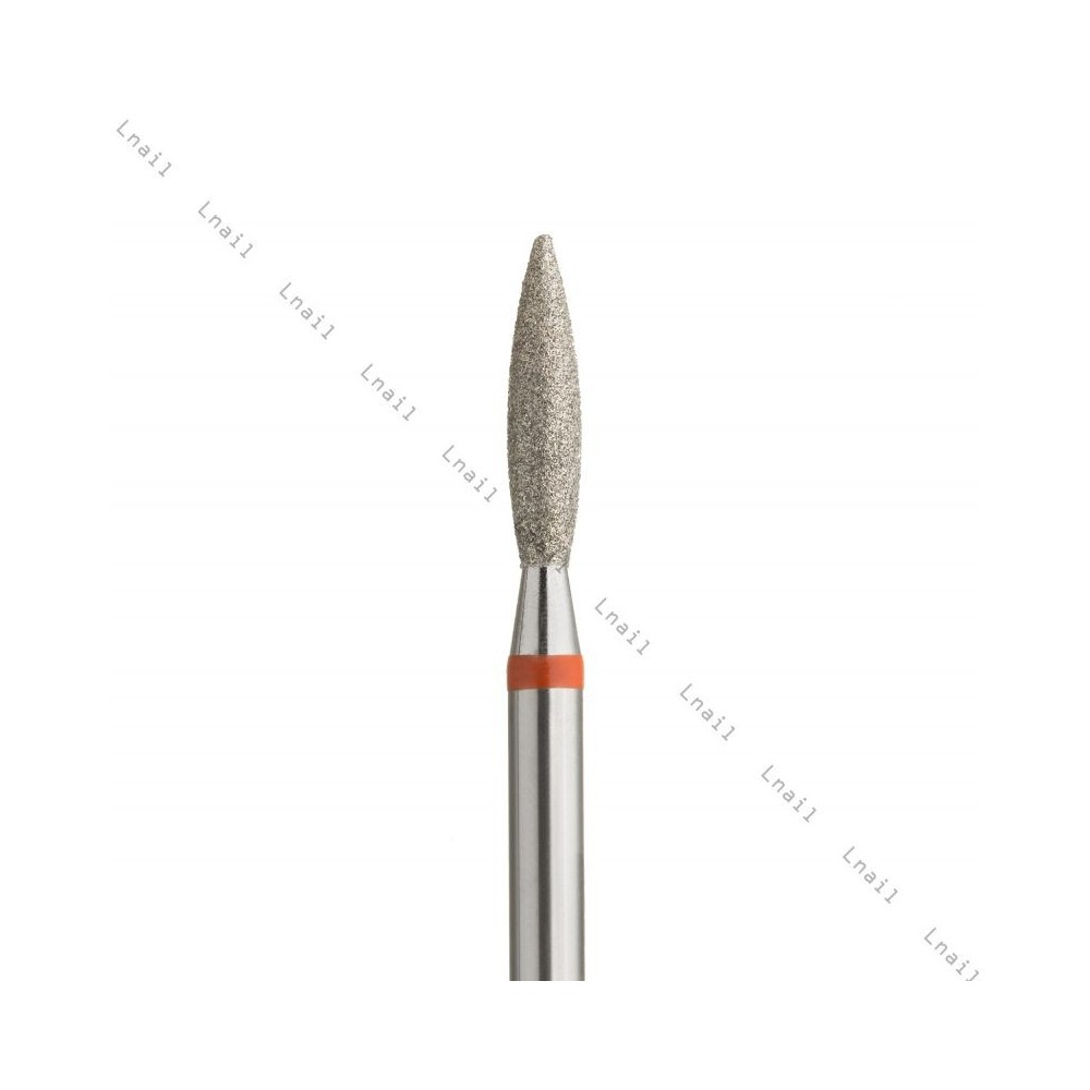 Fresa Diamante Fiamma Ø2,3mm Anello Rosso LL 10,0mm