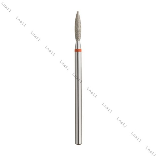 Fresa Diamante Llama Ø2,3mm Anillo Rojo LT 10,0mm