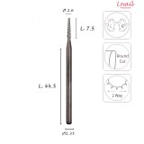 Hartmetall Konus 1,6 mm Remove Ornaments Mittel Kreuzverzahnung AL 7,5 mm L/R