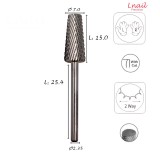 Carbide Cone Bit 7.0mm Medium Cross Cut WL 15.0mm L/R