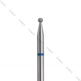 Fresa Diamante Sfera Ø1,8mm Anello Blu
