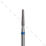 Diamantfräser Konus Ø2,1mm Blauer Ring AL 10,0mm