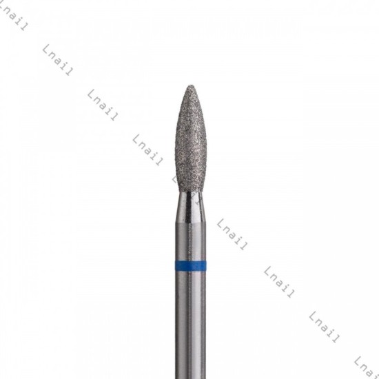 Fresa Diamante Fiamma Ø2,5mm Anello Blu LL 8,0mm