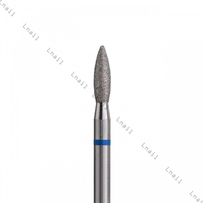 Diamond Bit Flame Ø2.5mm Blue Ring WL 8.0mm