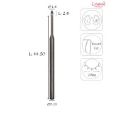 Hartmetall Mais 1,6 mm Grob Längsverzahnung AL 2,6 mm L/R