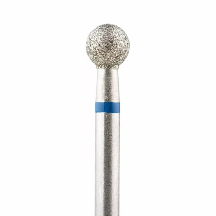 Fresa Diamante Sfera Ø4,0mm Anello Blu