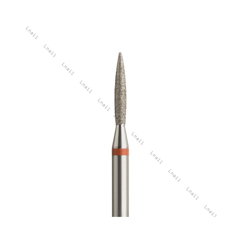 Fresa Diamante Fiamma Ø1,6mm Anello Rosso LL 8,0mm