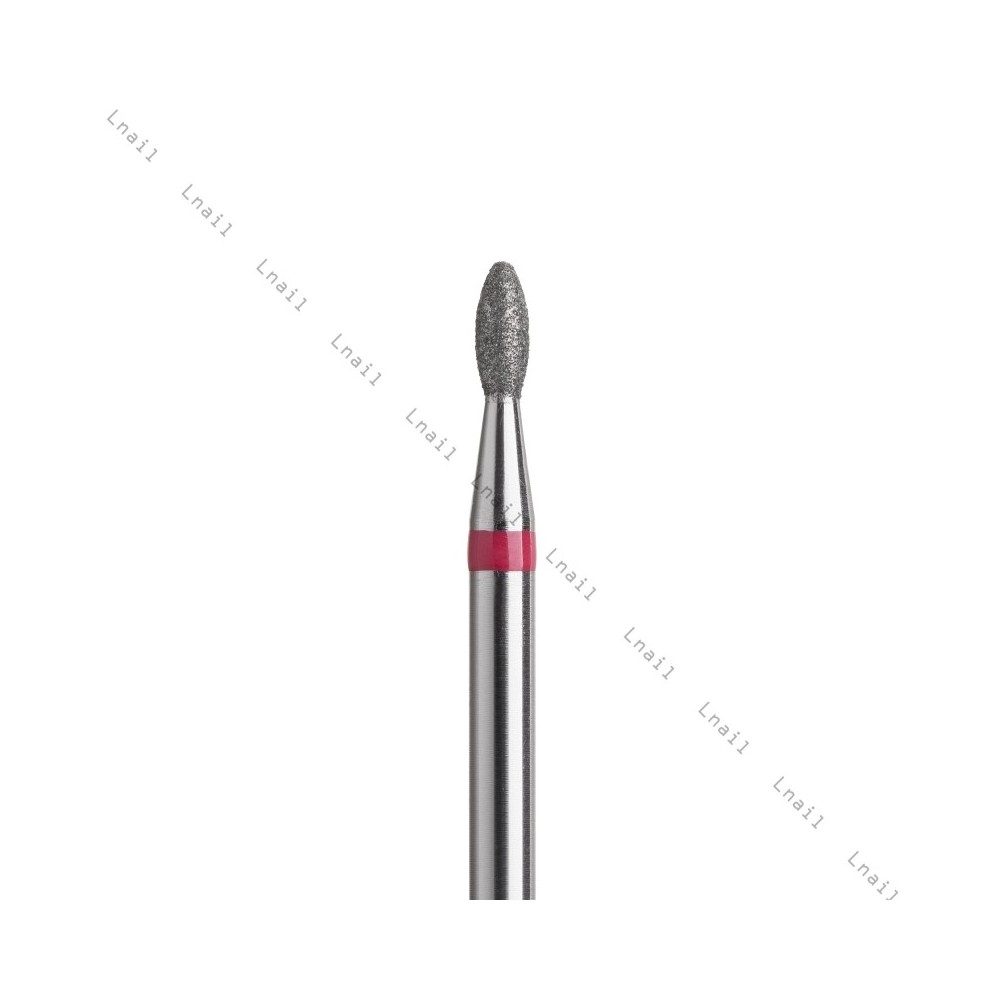 Fresa Diamante Oliva Ø1,8mm Anello Rosso LL 4,5mm