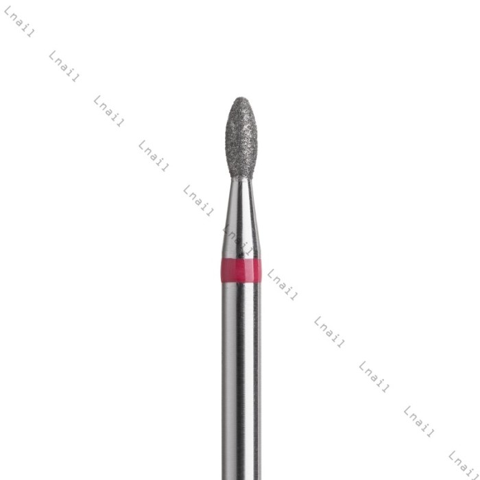 Fresa Diamante Oliva Ø1,8mm Anello Rosso LL 4,5mm