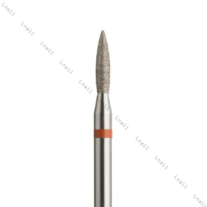 Fresa Diamante Fiamma Ø1,8mm Anello Rosso LL 8,0mm