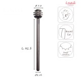 Carbide Ball Bit 7.0mm Cross Cut WL 7.0mm
