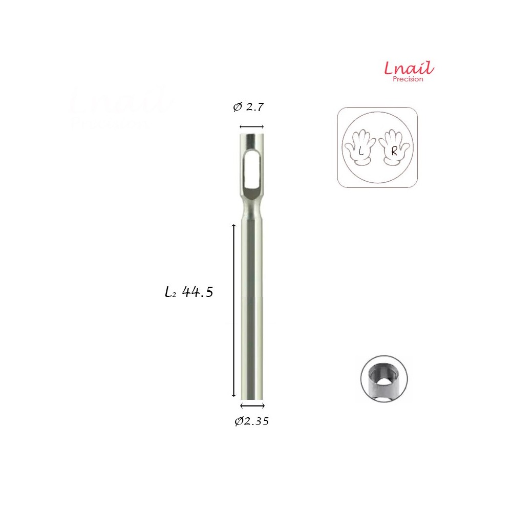Fresa Hohlfräser 2,7mm L/R
