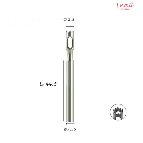 Carbide Serrated Hollow Cutter 2.3mm