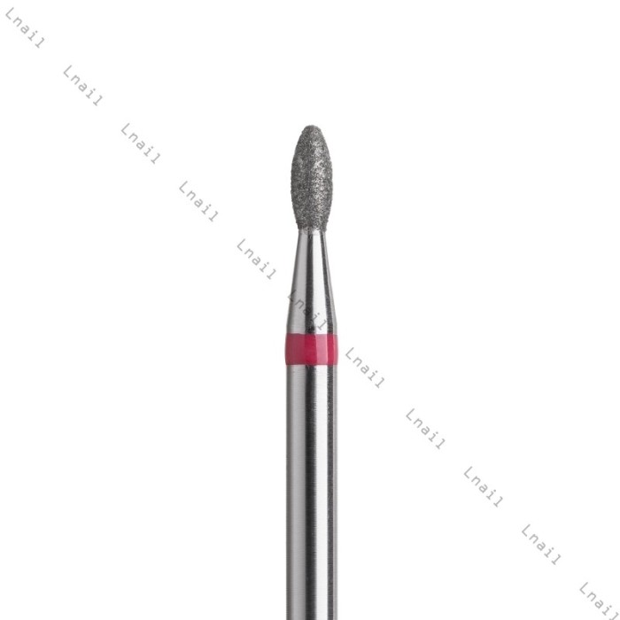 Fresa Diamante Oliva Ø2,1mm Anillo Rojo LT 5,0mm