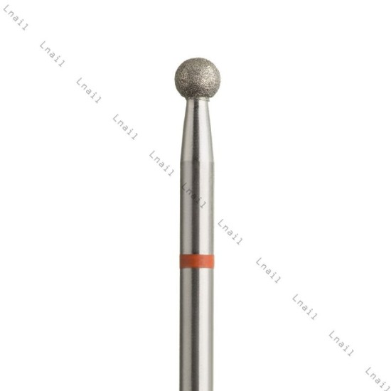 Fresa Diamante Sfera Ø3,1mm Anello Rosso