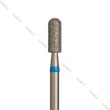 Diamantfräser Zylinder Ø3,3mm Blauer Ring AL 8,0mm