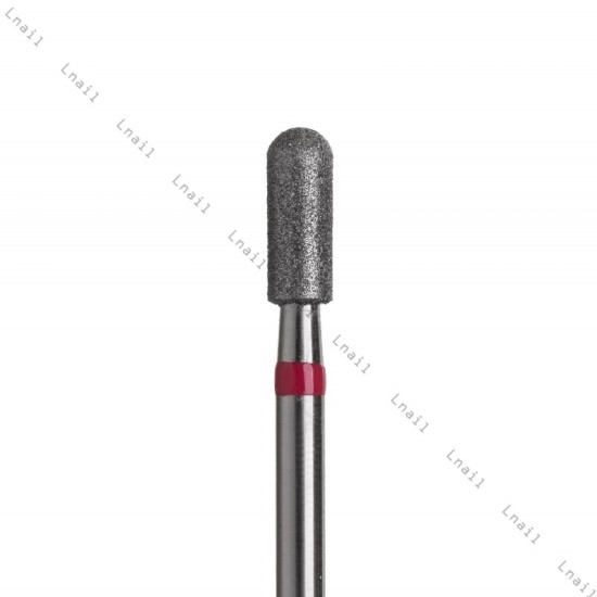 Fresa Diamante Cilindro Ø3,3mm Anillo Rojo LT 8,0mm