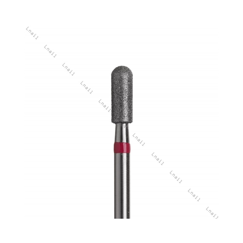 Fresa Diamante Cilindro Ø3,3mm Anillo Rojo LT 8,0mm