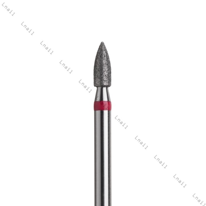 Fresa Diamante Bullet Ø2,3mm Anillo Rojo LT 6,0mm