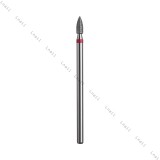 Fresa Diamante Bullet Ø2,3mm Anillo Rojo LT 6,0mm