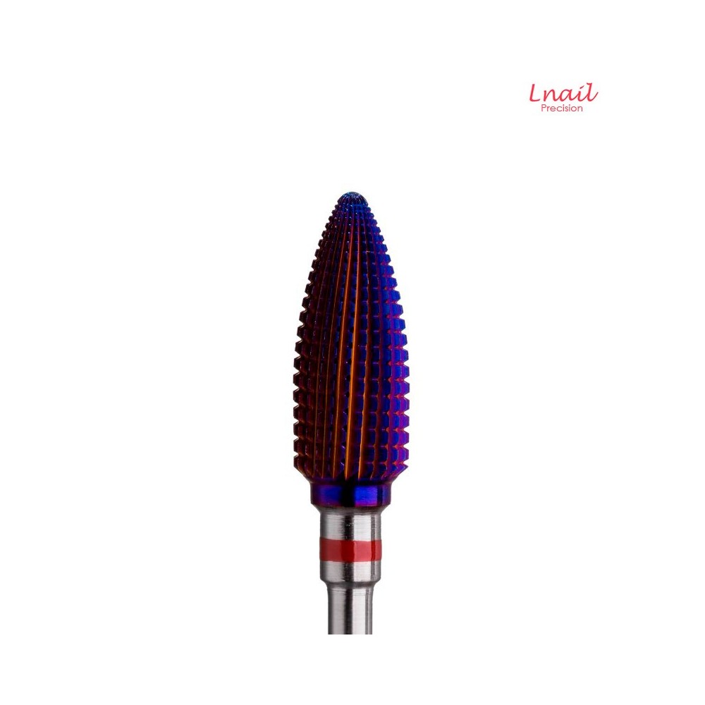 Hartmetall Flamme 6,0 mm Fein DLC Längsverzahnung AL 14,6 mm