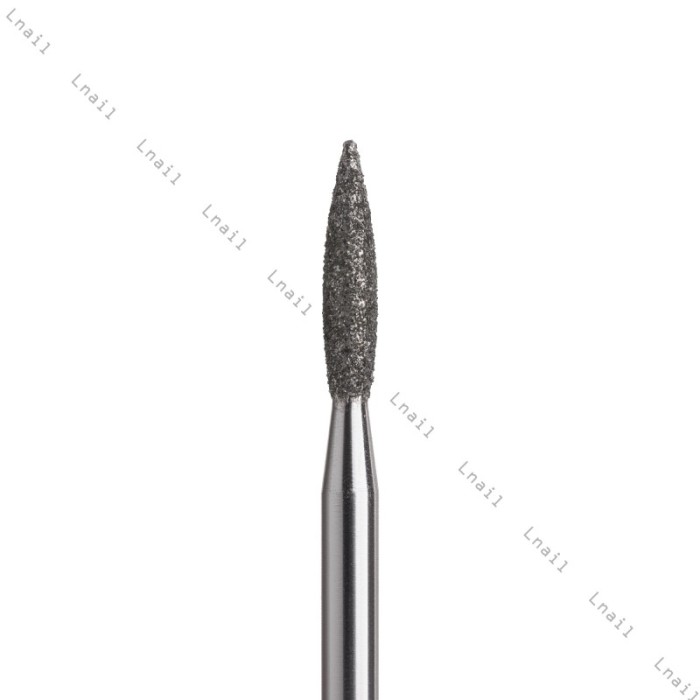 Алмазная фреза пламя Ø2,3 мм синяя раб. длина 10,0 мм