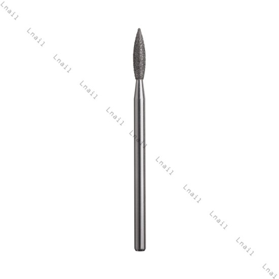 Алмазная фреза пламя Ø2,5 мм синяя раб. длина 10,0 мм