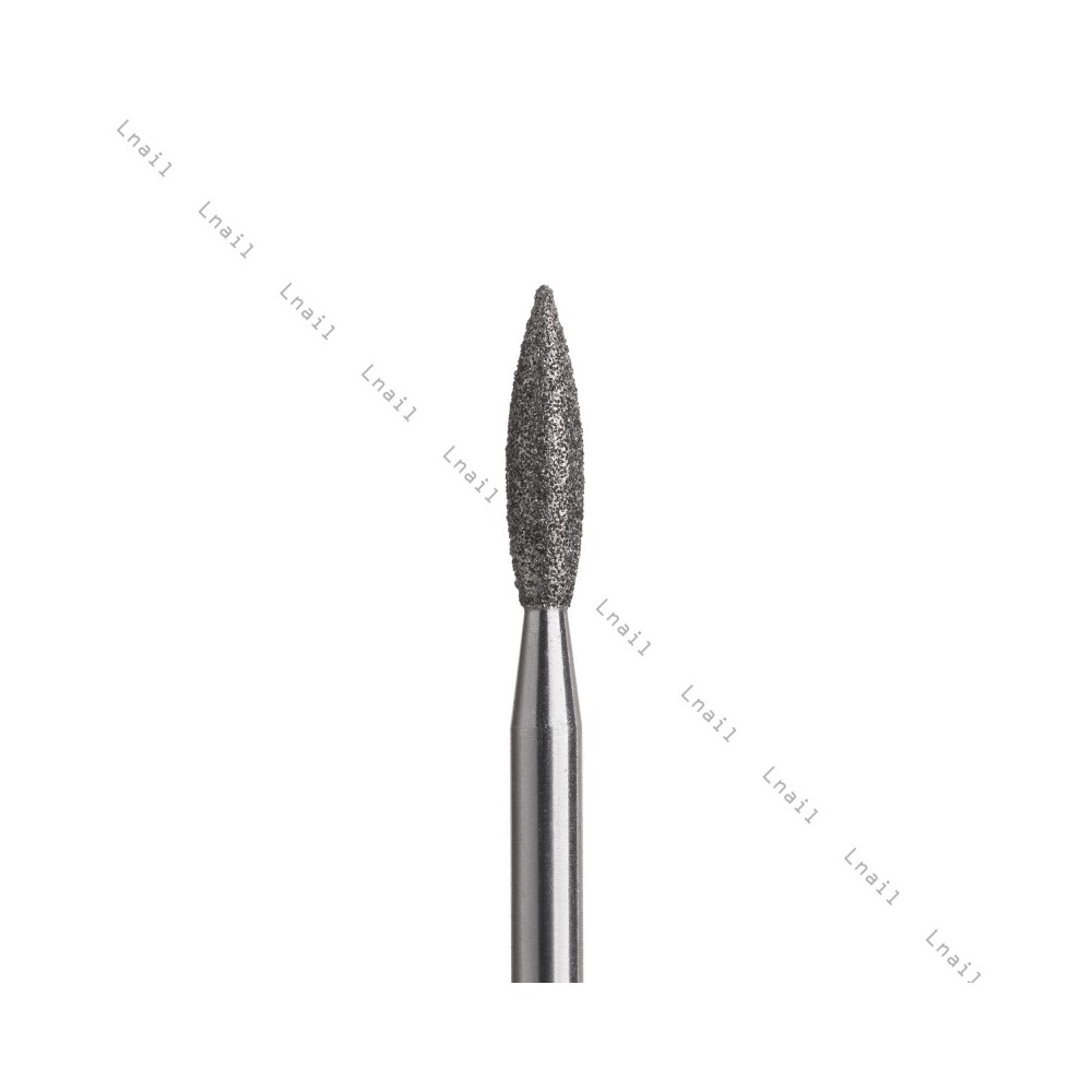 Алмазная фреза пламя Ø2,5 мм синяя раб. длина 10,0 мм